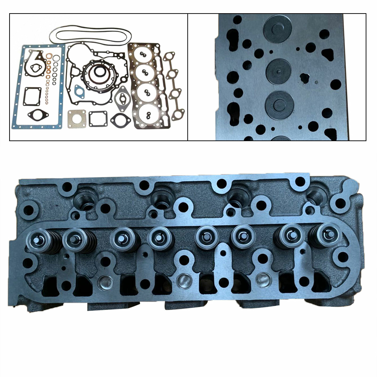 Cylinder Head Full Gasket Kit Set Fits Kubota V1505 V1505T V1505D Direct Replace