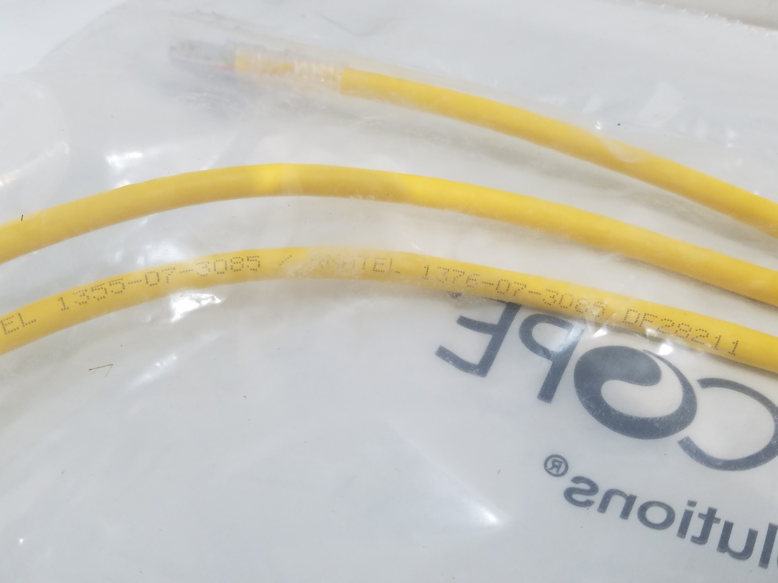 New Commscope Cat6 Patch Cord Snaglass UC1BBB2-09F007, UNC6-YL-7F