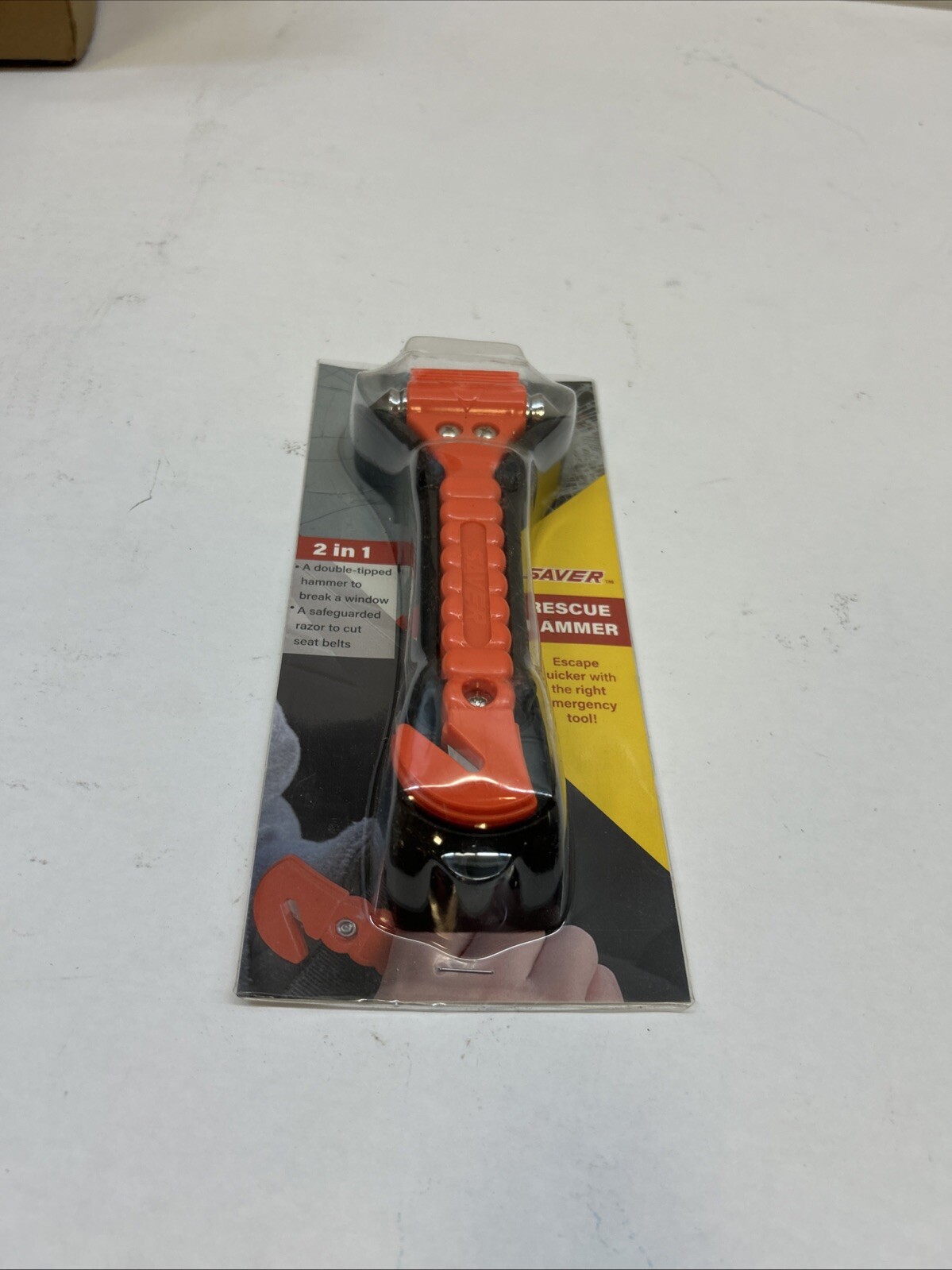 Car Safety Hammer 2-In-1 Emergency Rescue Life Saving Rescue Hammer