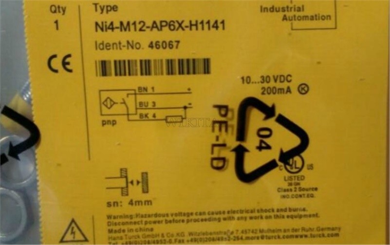 New Turck Proximity Switch NI4-M12-AP6X-H1141 tx