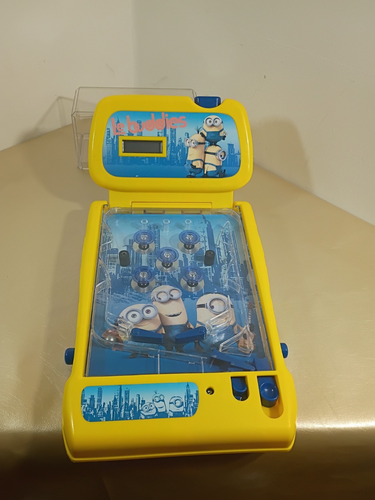 Minions Tabletop Pinball Game Yellow Le Buddies Illumination Entertainment