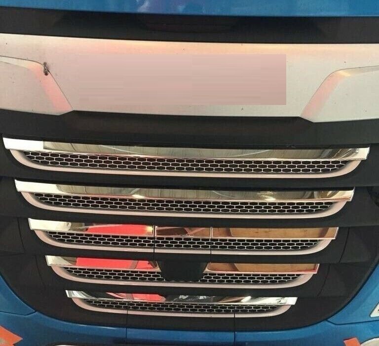 19 piece Front Grille Trim Covers for new DAF XF 106 trucks Chrome Decorations