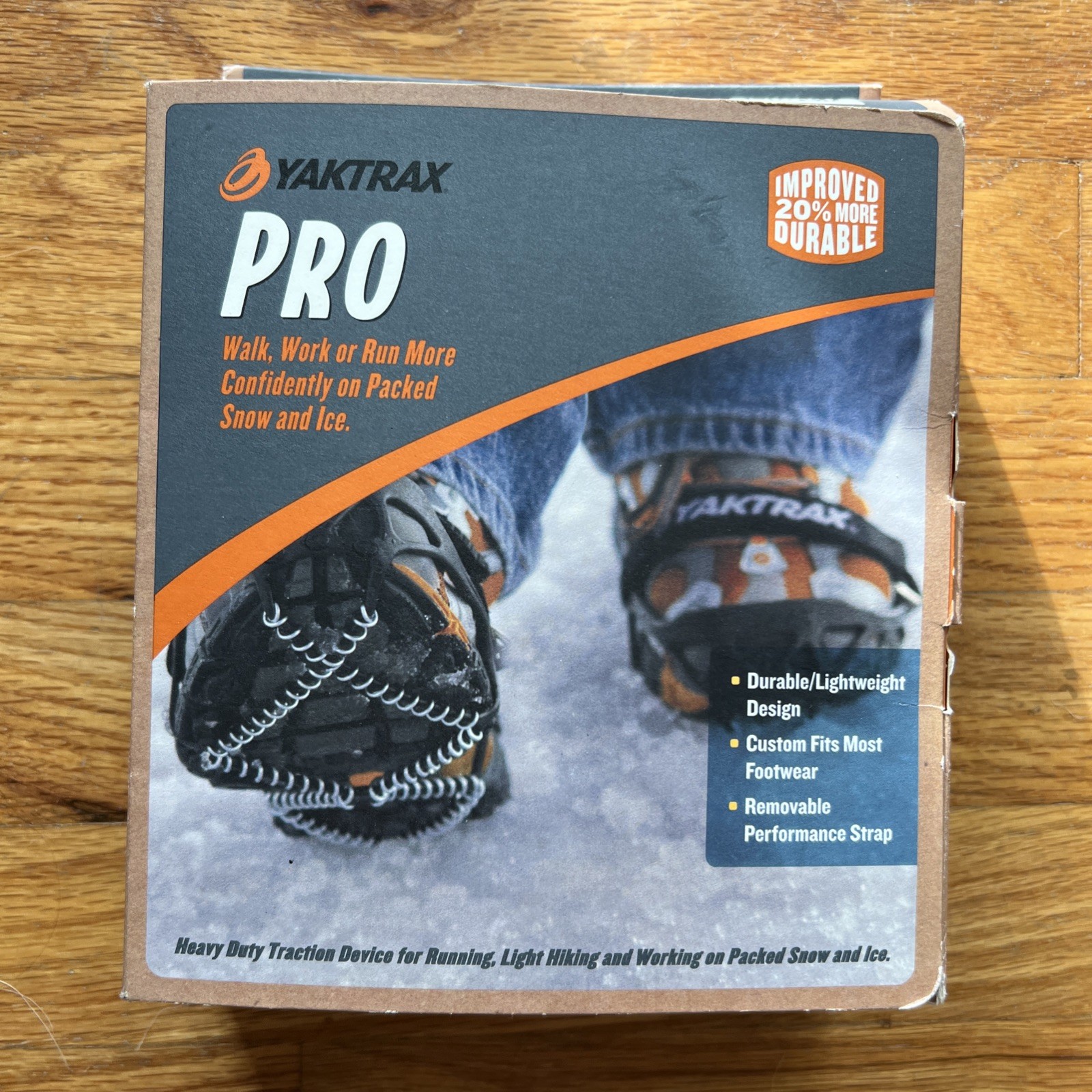 Yaktrax Pro Grips Traction: Built for Running, Light Hiking, Snow Sz Small NEW