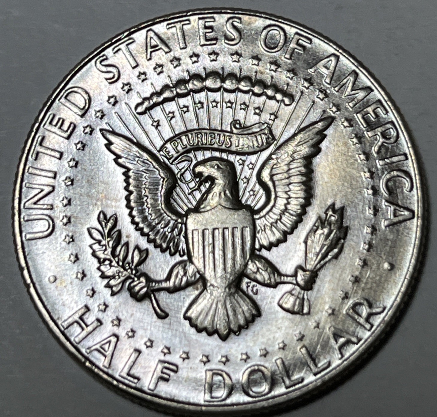 1969 D/D Kennedy Silver Half Dollar RPM/DDO Mint Mark North Die Clash Reverse UC