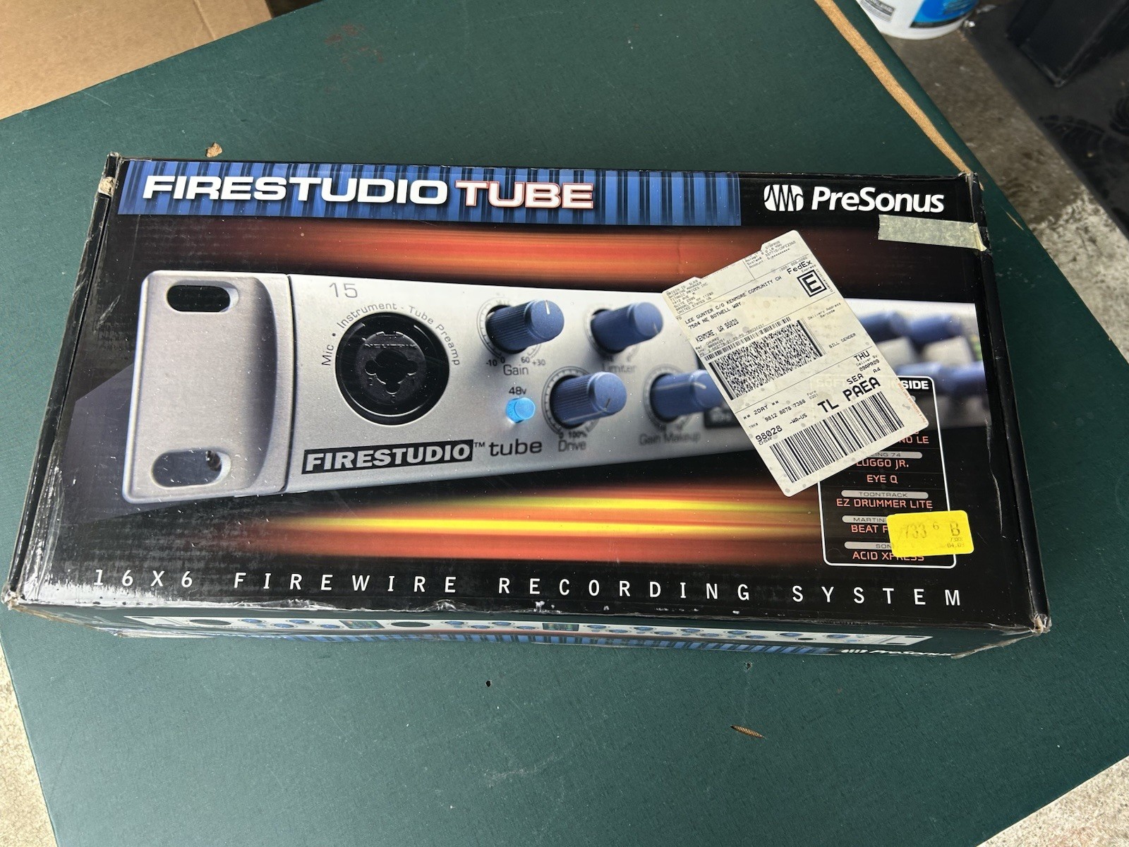 PreSonus Firestudio Tube - 16 Channel Interface Firewire Recording System W/Box