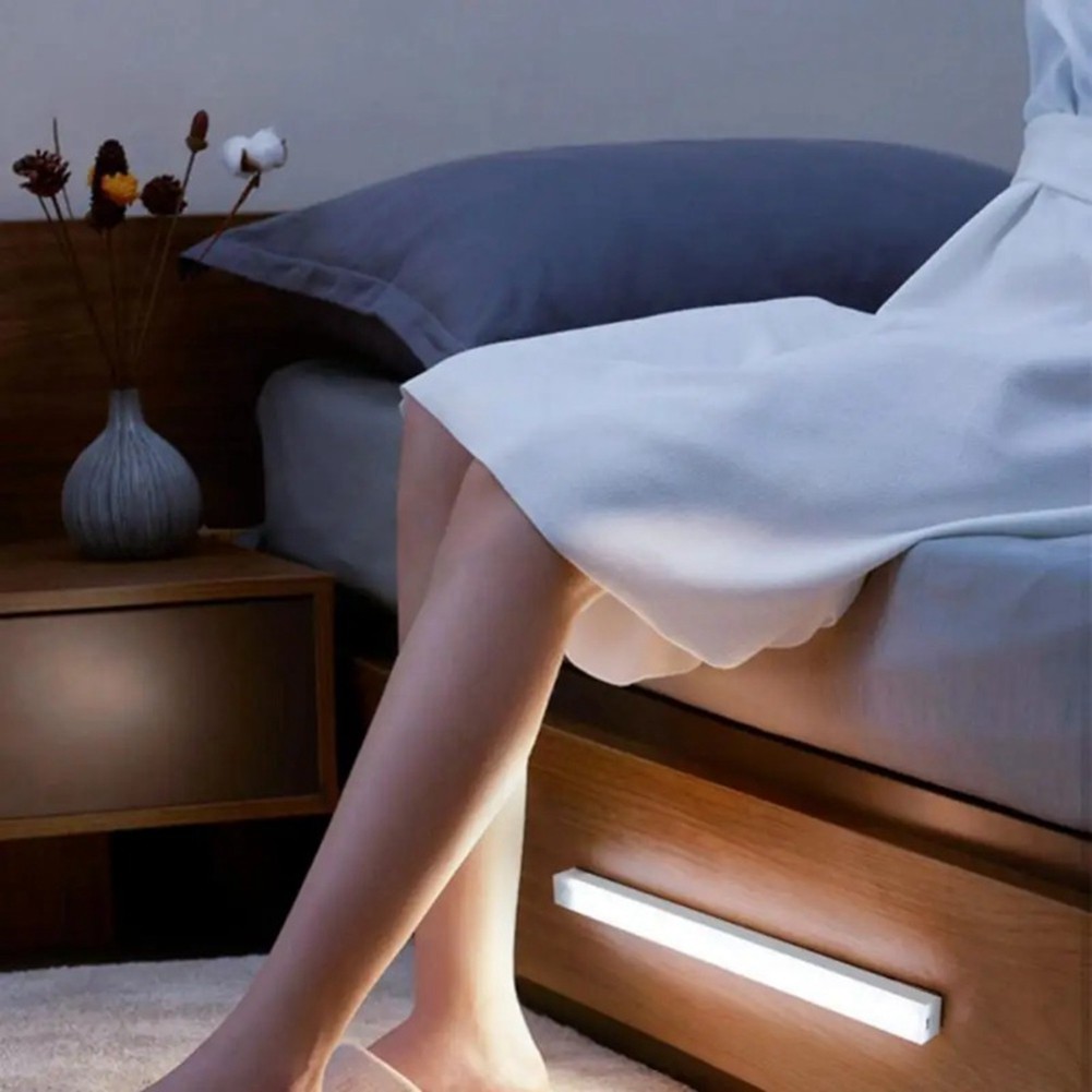 Motion Sensor LED Night Light TypeC Rechargeable Cabinet Wardrobe Lamp8915
