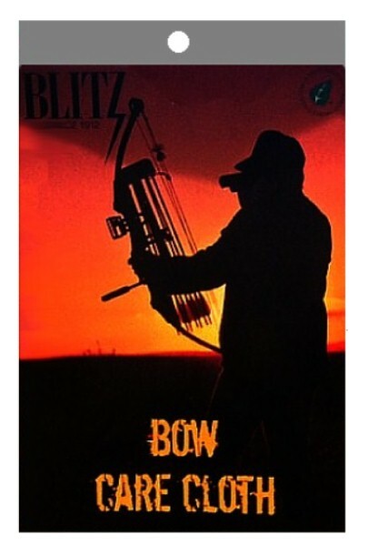 Blitz Bow Care Polishing Cloth ~ Micro Fiber Nontoxic ~ 8" x 8" ~ MADE in USA
