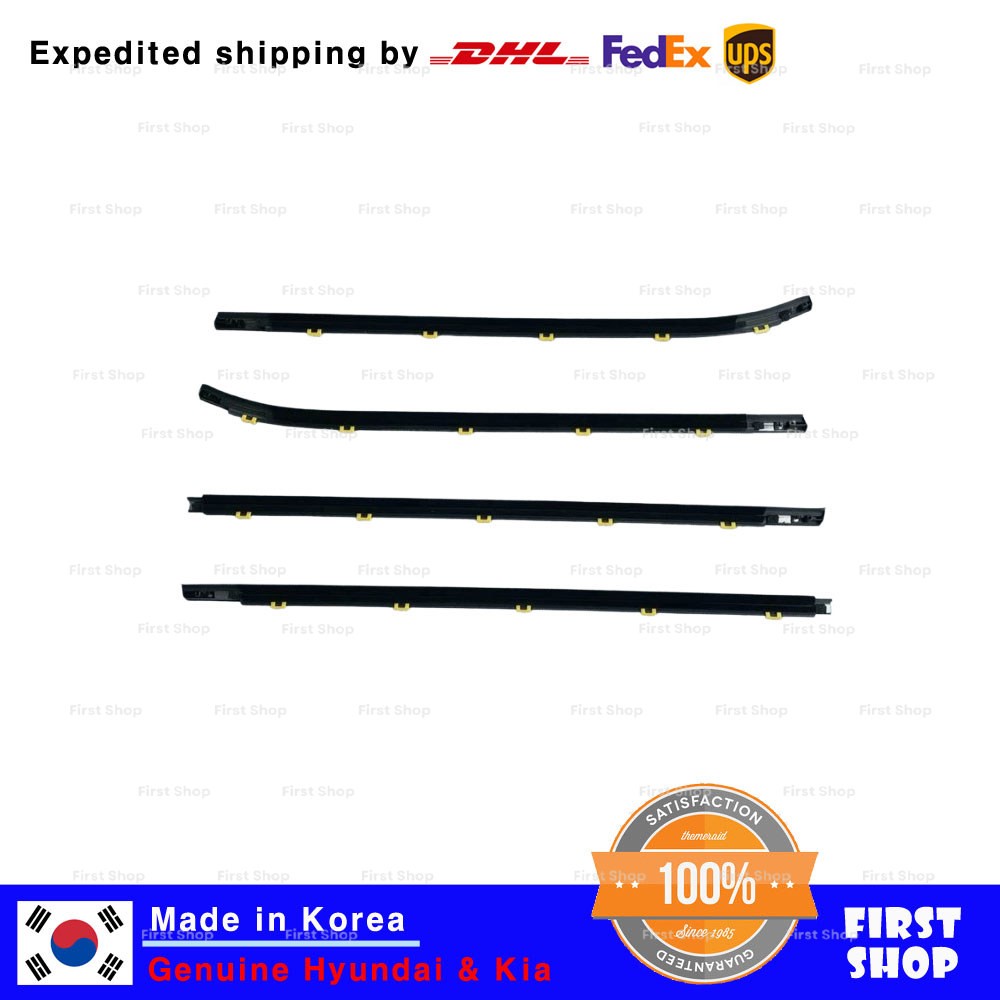 Genuine OEM Front Rear Door Weatherstrip LH RH 4p Set for Hyundai i30 2008-2011