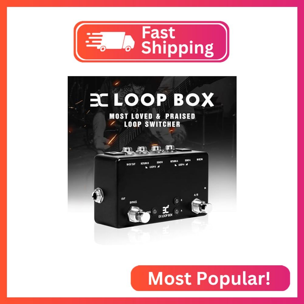 EX Guitar Effects Loop Switcher Passive Channel Switcher Box ABY Box Line Select
