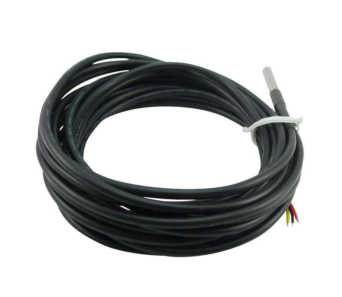 2 PCS DS18B20 Waterproof Stainless Temperature Sensor Probe 6x50mm 5M/16.3Ft