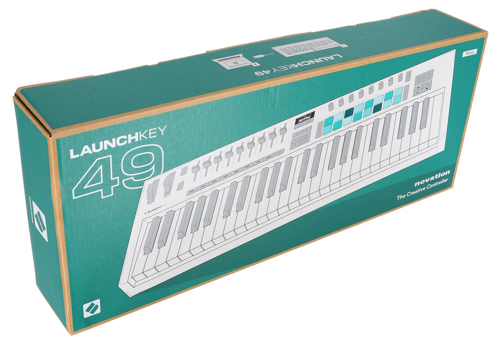 Novation Launchkey 49 MK4 White 49-key MIDI Ableton Live Keyboard Controller
