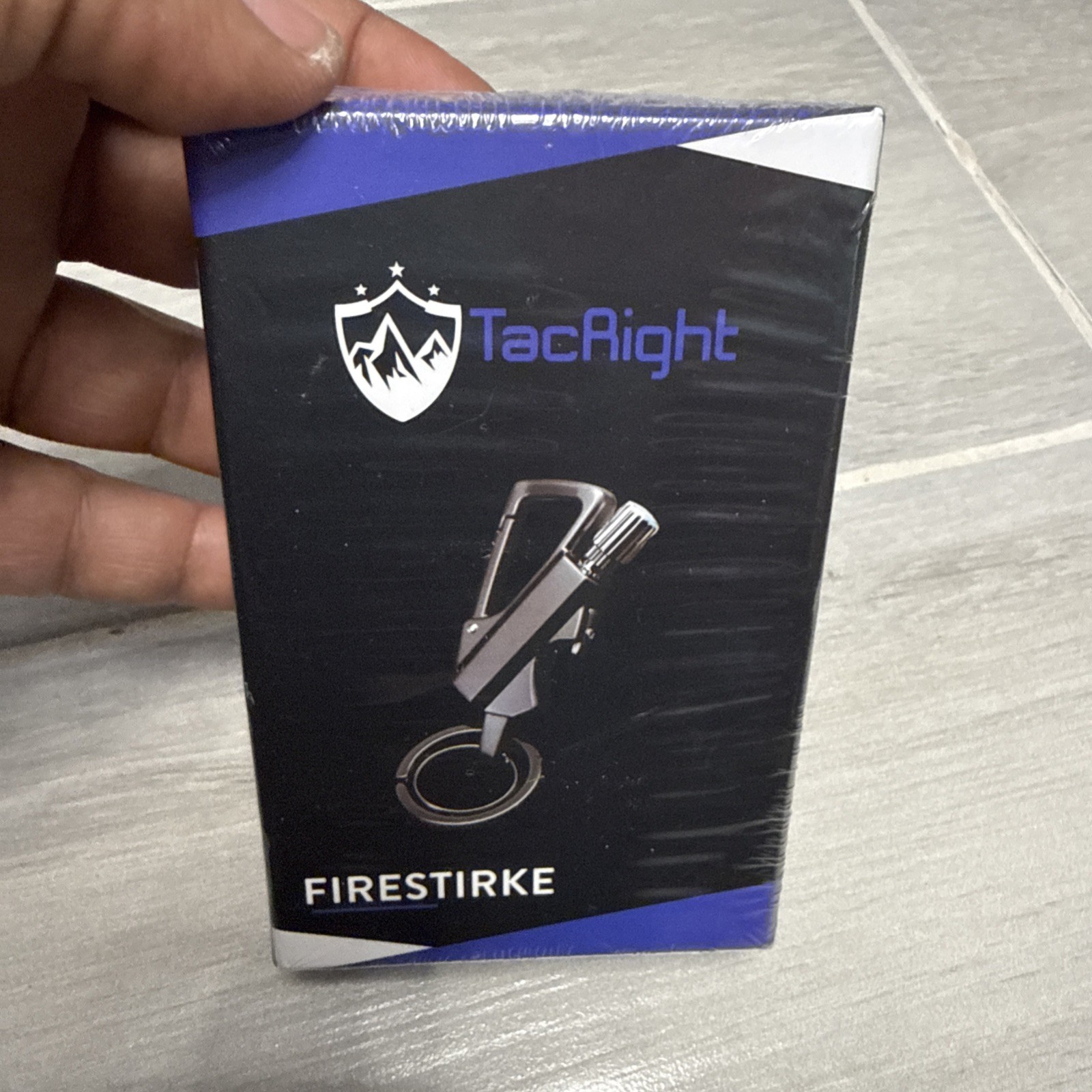 TacRight Firestrike Weatherproof Magnesium Steel Fire Starter Striker Black
