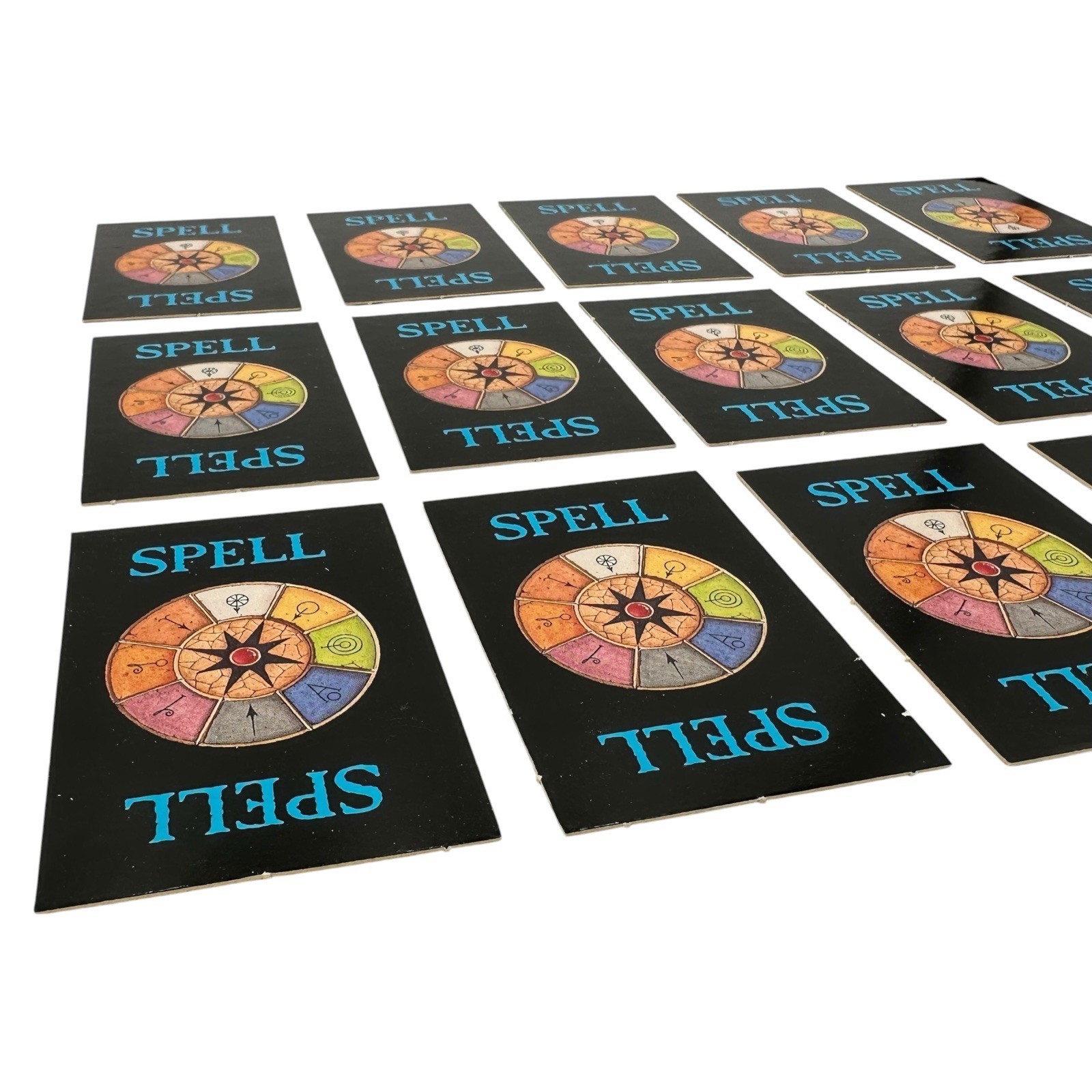 Warhammer Quest Wizard Spell Cards Complete Set 15-Card Set Games Workshop 1995