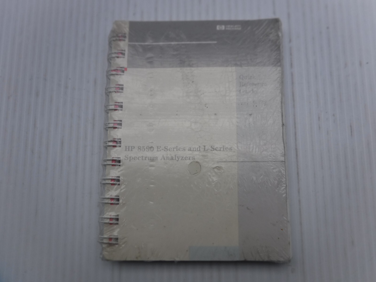 Hewlett Packard 8590 E-Series And L-Series Spectrum Analyzers Manual 08590-90243