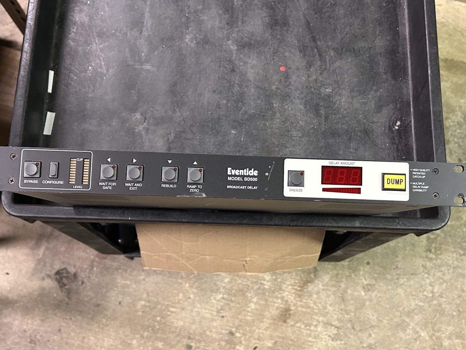 Eventide BD500 Broadcast Delay 2-Channel 1U Rack AES/EBU XLR RS-232