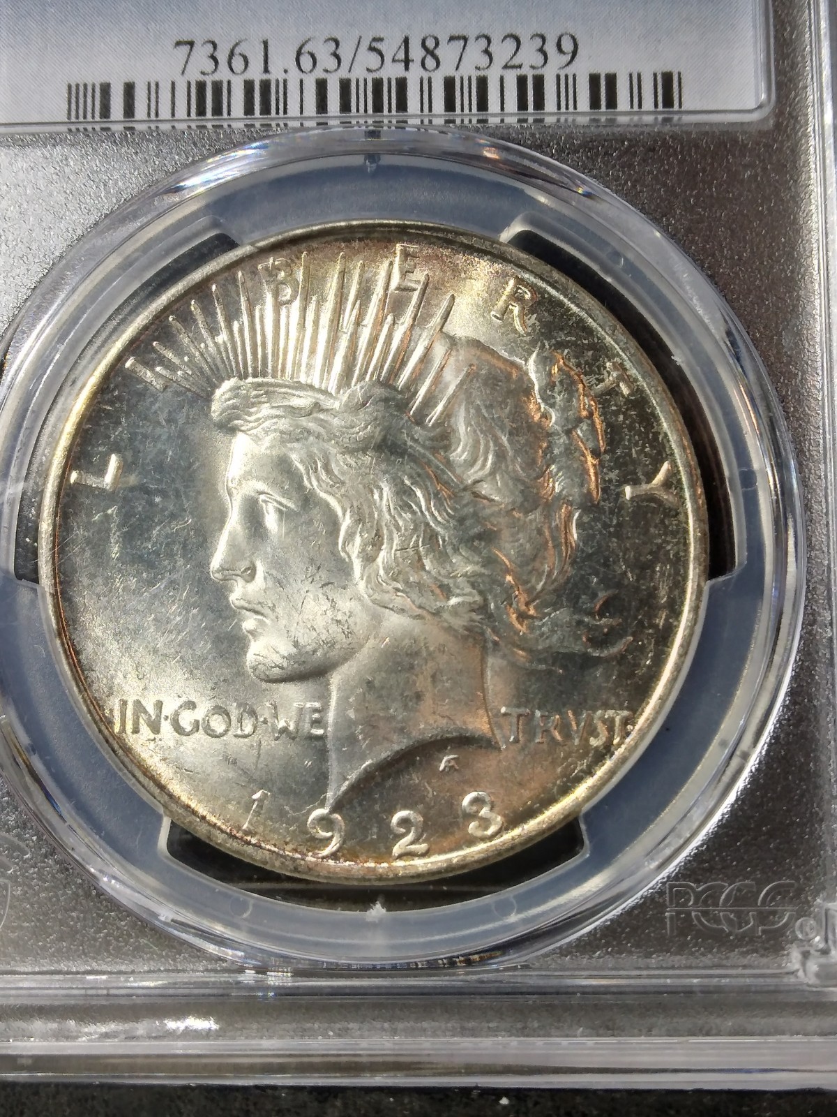 1923 D Peace Silver Dollar PCGS MS-63