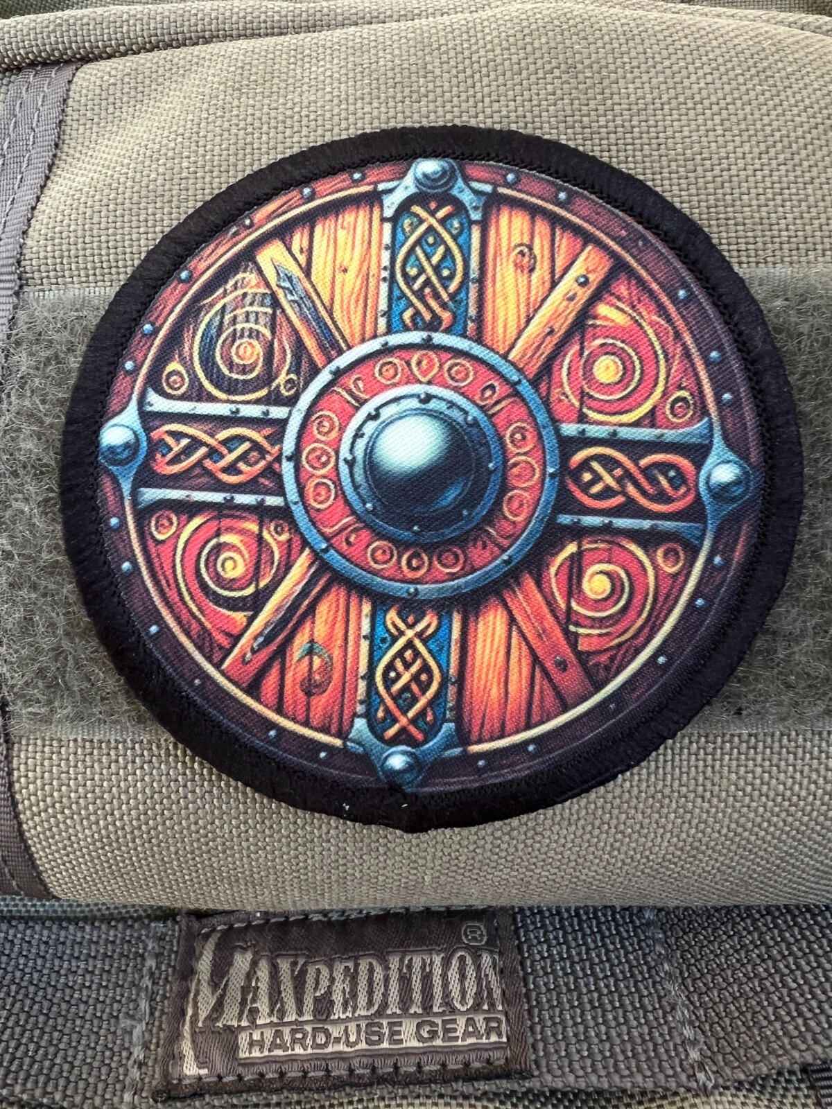 St Christopher Medal Morale Patch for Militay Airsoft Gear