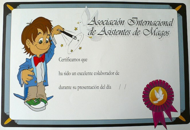 MAGICIANS WAND DIPLOMA - ORIGINAL FULL COLOR BAZAR DE MAGIA - (25 BOY - 10 GIRL)