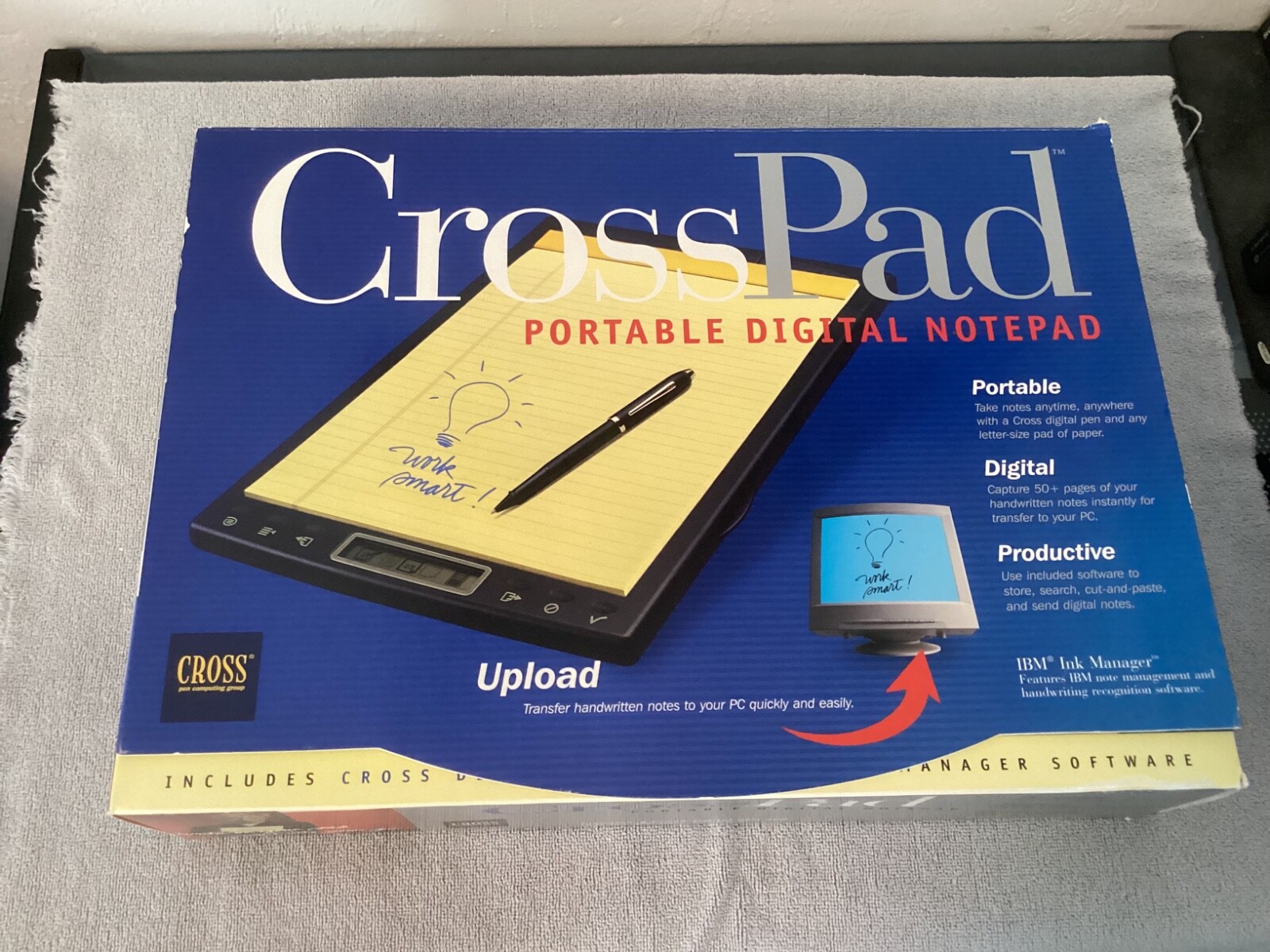CrossPad Portable Digital Notepad  And IBM Ink Manager with  New Software,No Pen