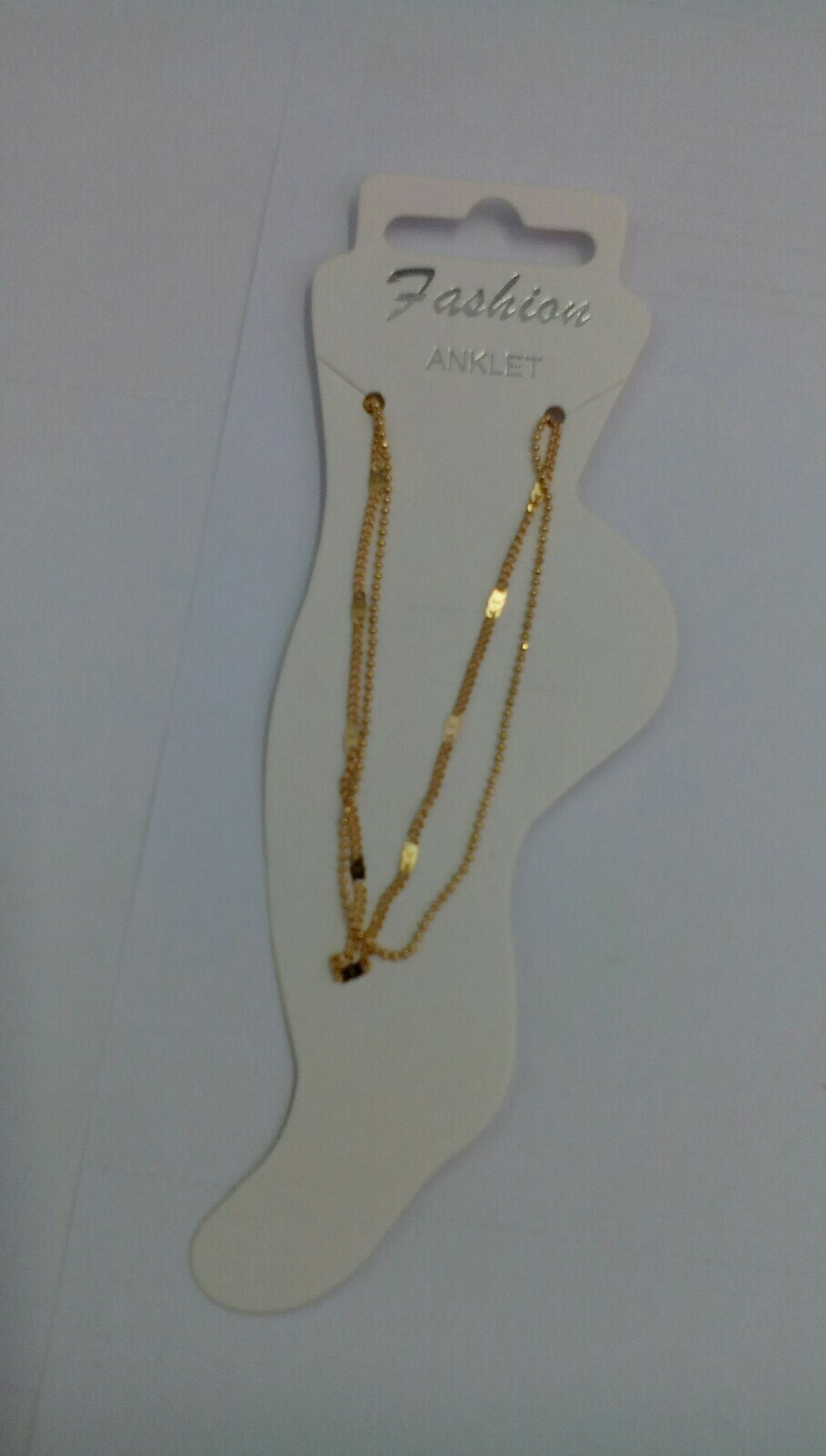 New Beautiful Fashions stylish Gold Colour Anklet Ankle Chain Adjustable