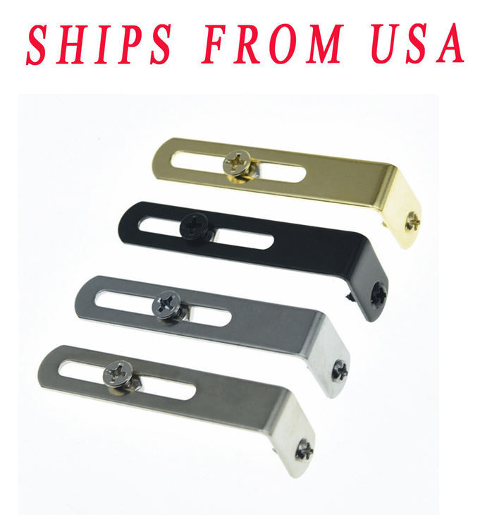 Stainless Steel Pickguard Bracket with Pickguard Screws Nut fits Gibson Les Paul