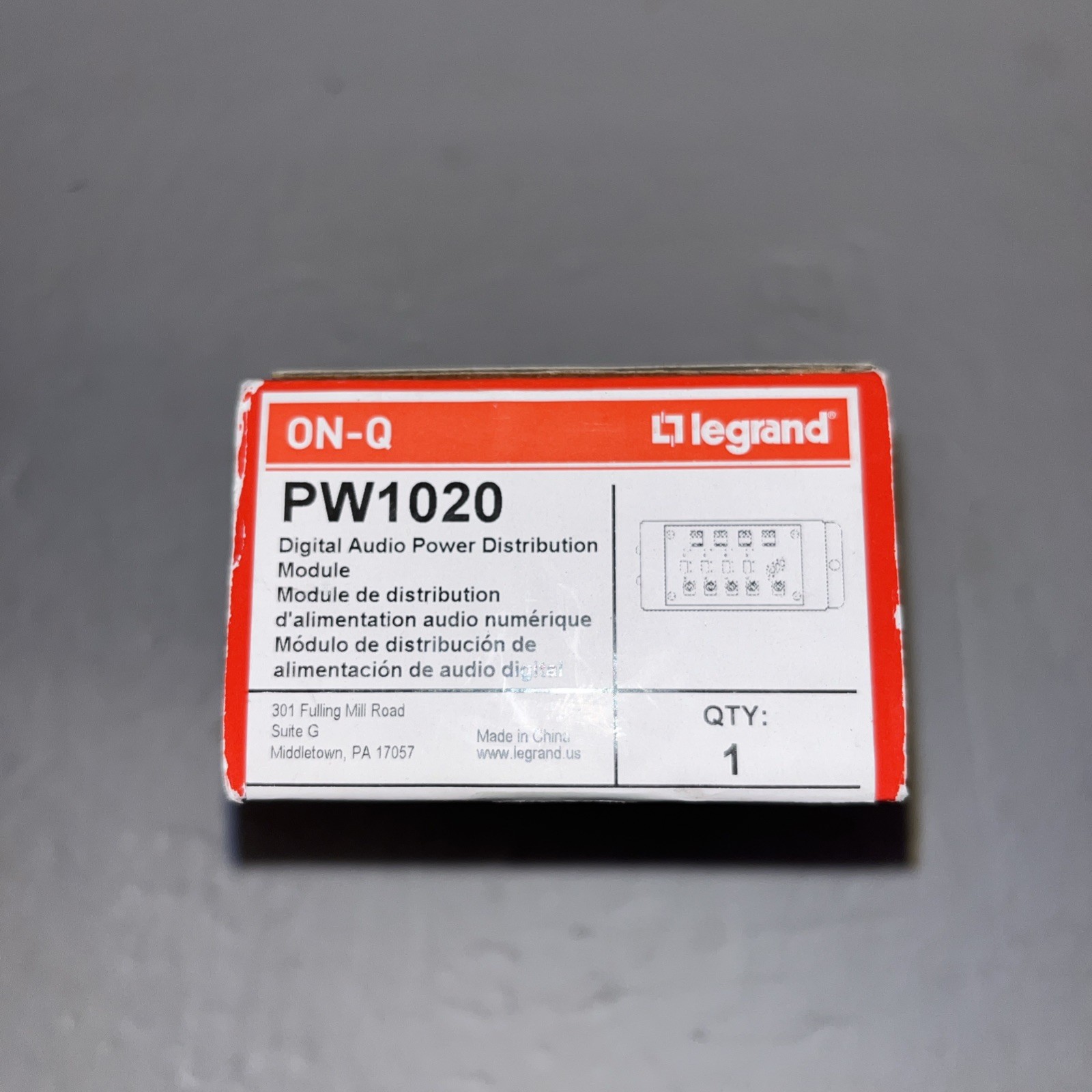 Legrand PW 1020 Digital Audio Power Distribution Module PW1020