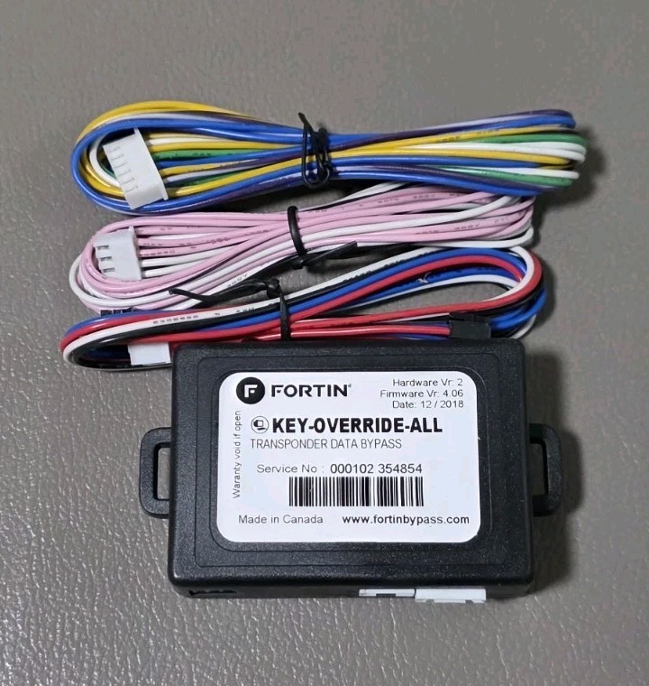 Fortin KEY-OVERRIDE-ALL Encrypted Key Data Bypass Kit - Self Learning