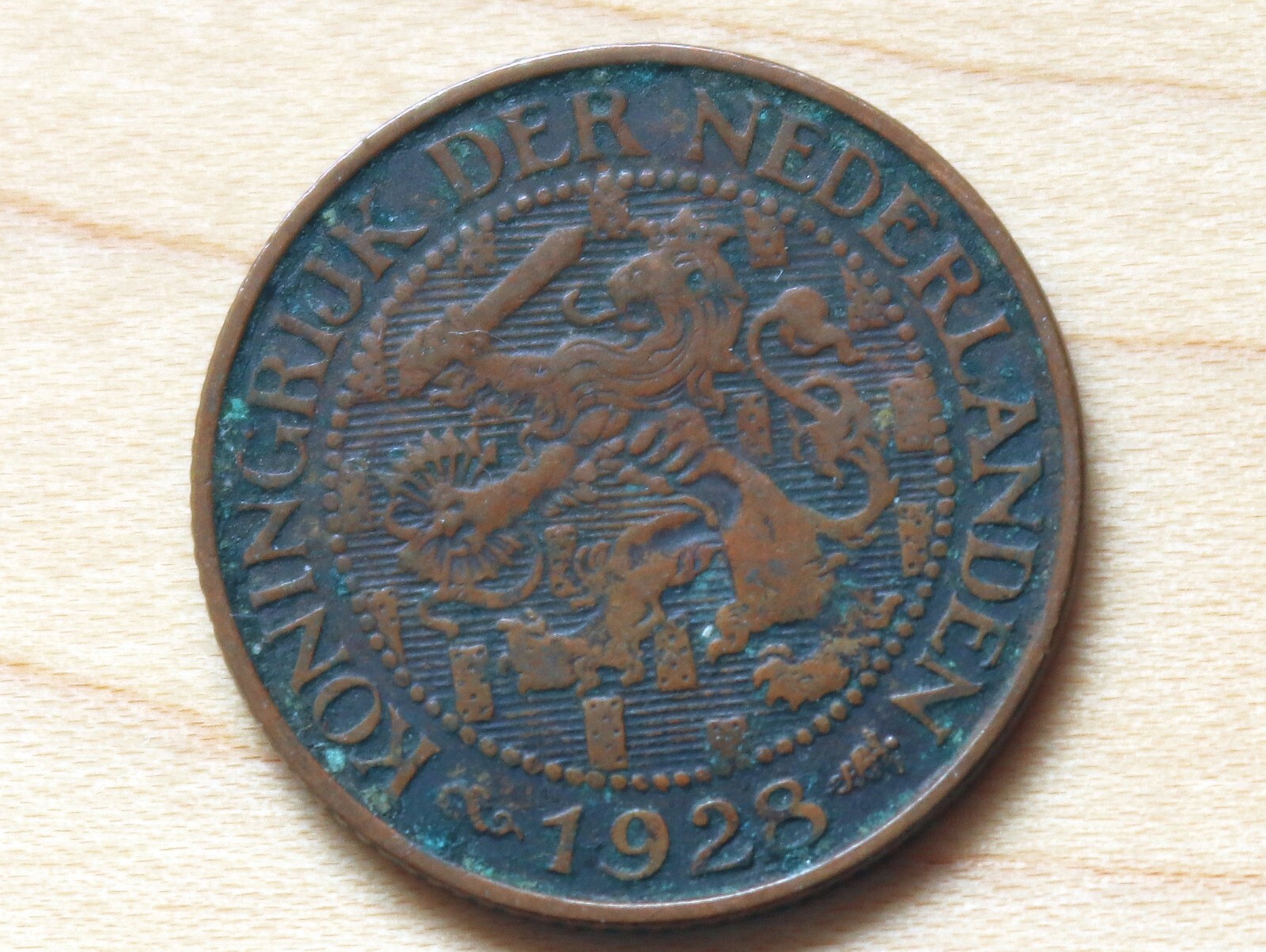 1928 Netherlands 1 Cent