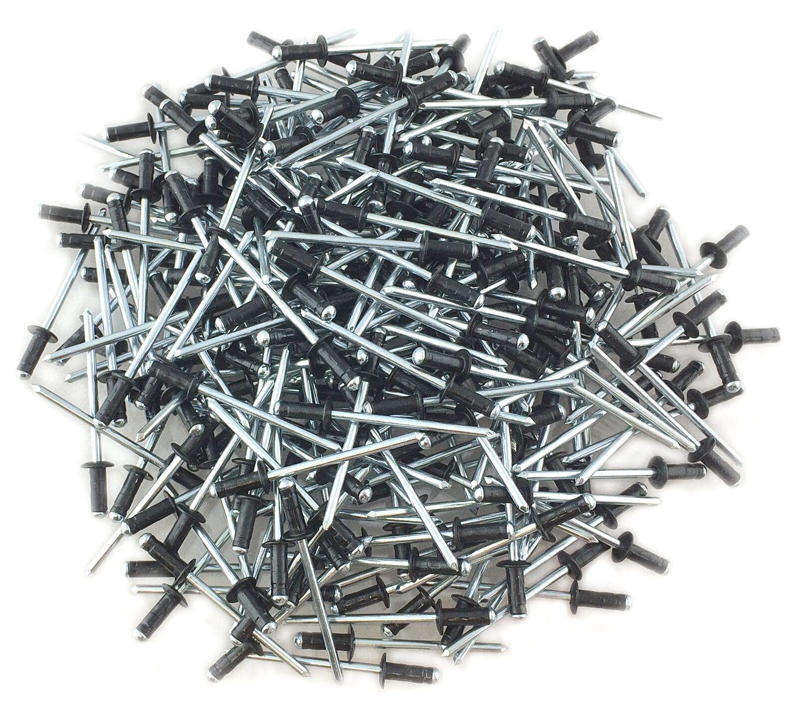 250 1/8" Black Aluminum Pop Rivets - Up TO 1/4" Grip Range #2099