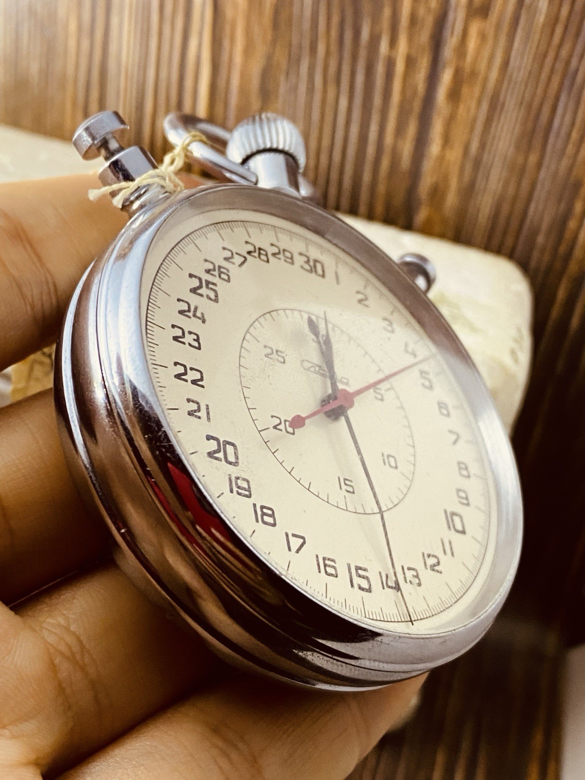 1960s SLAVA Soviet SPLIT CHRONOMETER stopwatch stop watch #8355