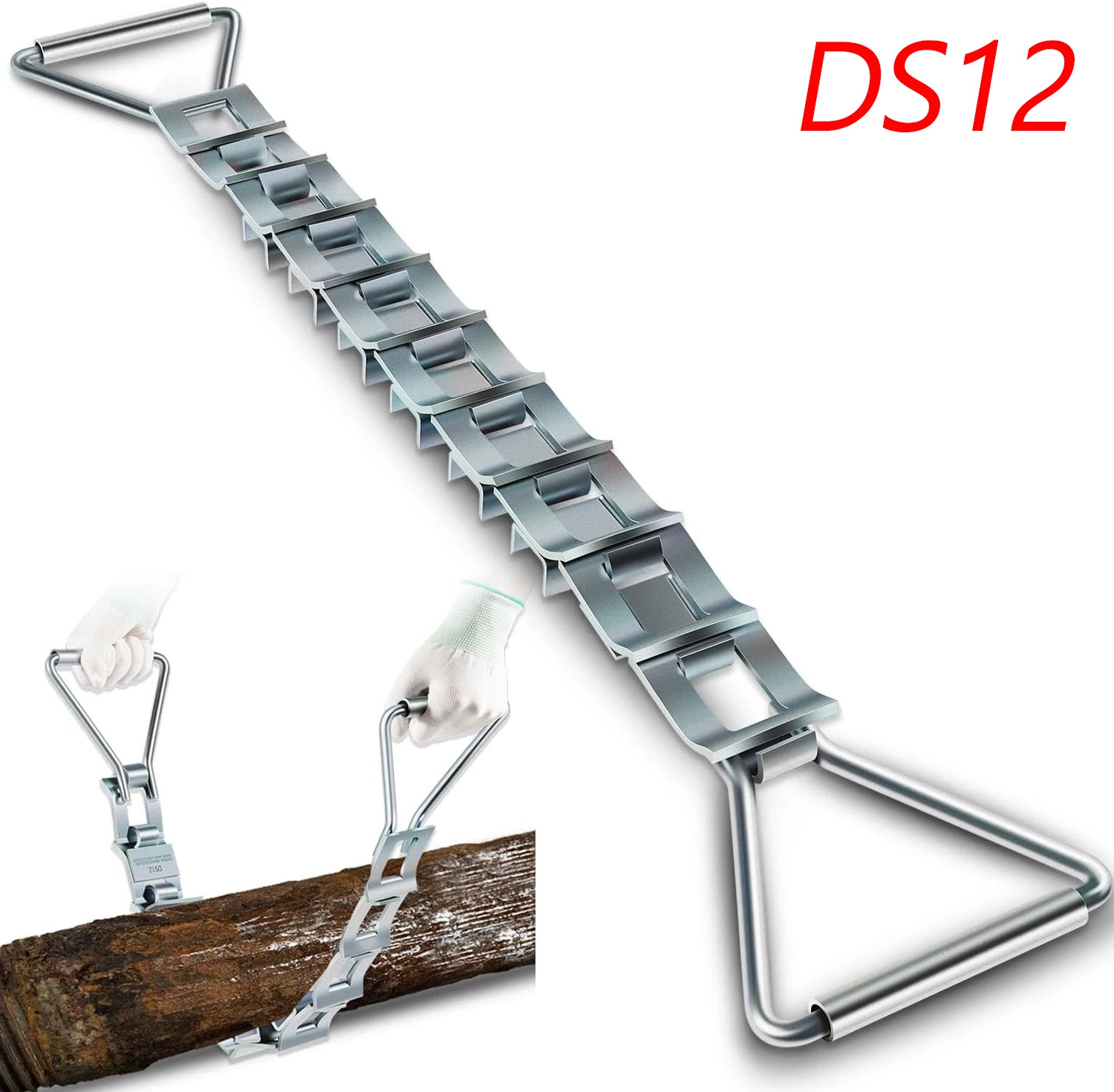 DS12 Steel Pipe Descaler 33" for Zinc-Plated Steel Scale Remover, 3" - 12" Pipes