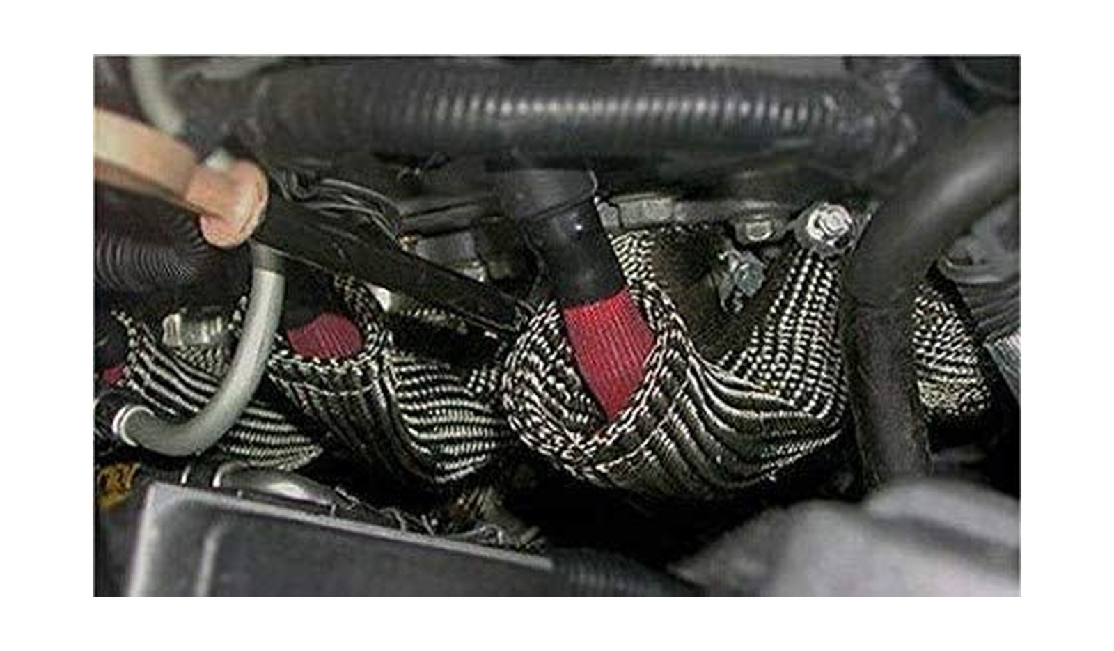 Titanium Spark Plug Wire Heat Shield & Sleeve - 2500F High Temp Protection, 8...
