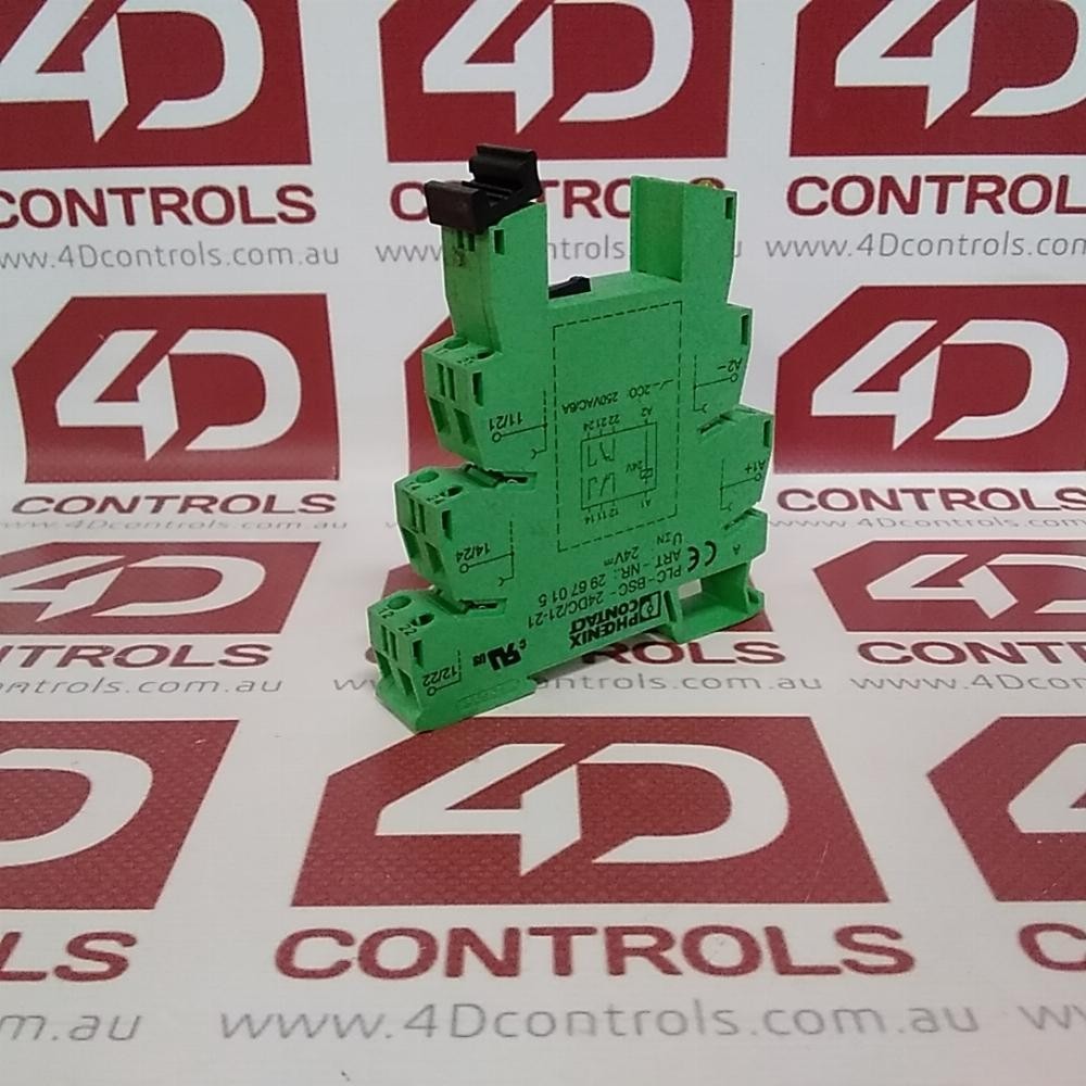 2967015 | Phoenix Contact | (PLC-BSC-24DC/21-21), Relay Base, Used