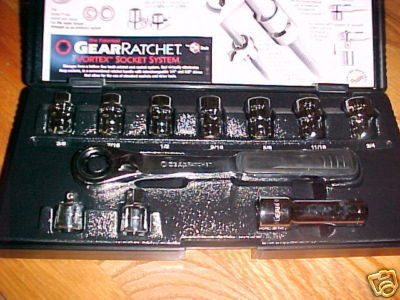 GearRatchet, 11pc. Sae Vortex Socket Set, Part #8911
