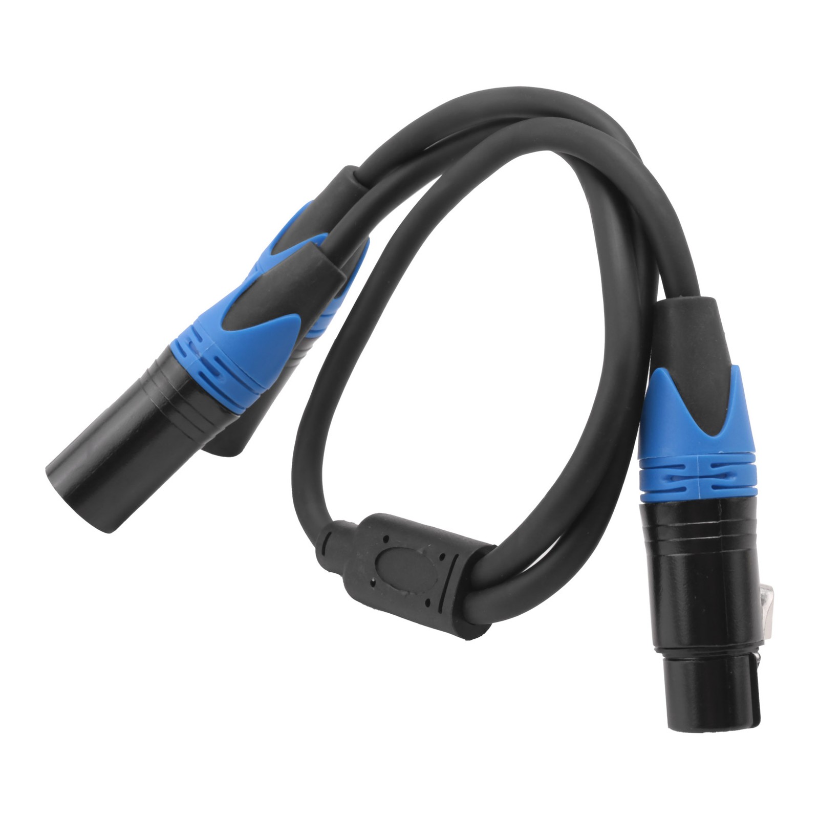 50cm XLR Splitter Cable 1 XLR Female to 2 XLR Male XLR Y Splitter Cable7568