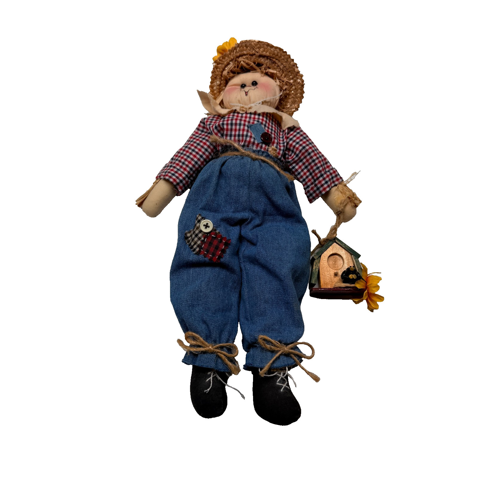 Thanksgiving Scarecrow Rag Doll Pair