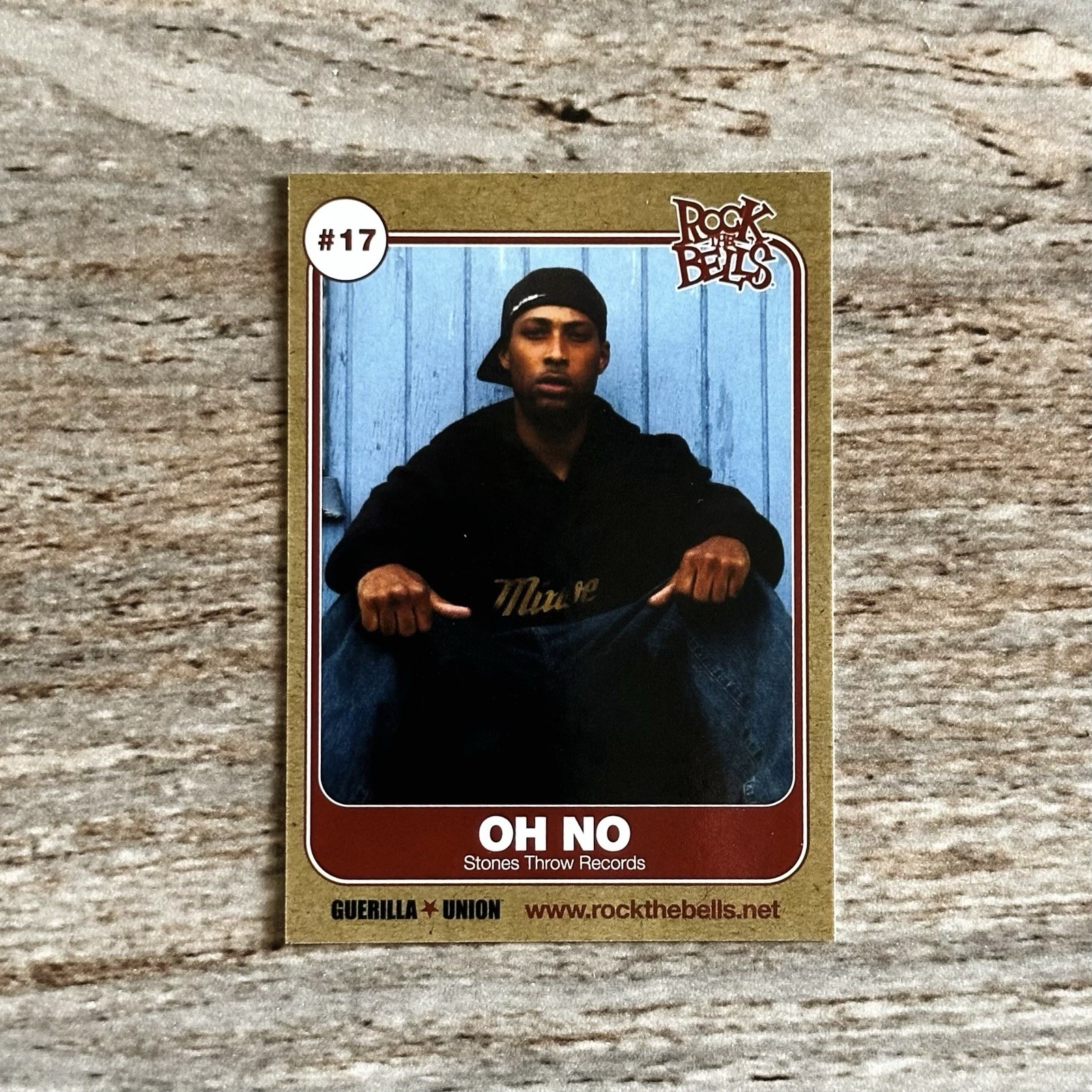 2005 Rock The Bells Oh No Promo Promotional Stones Throw Records Trading Card