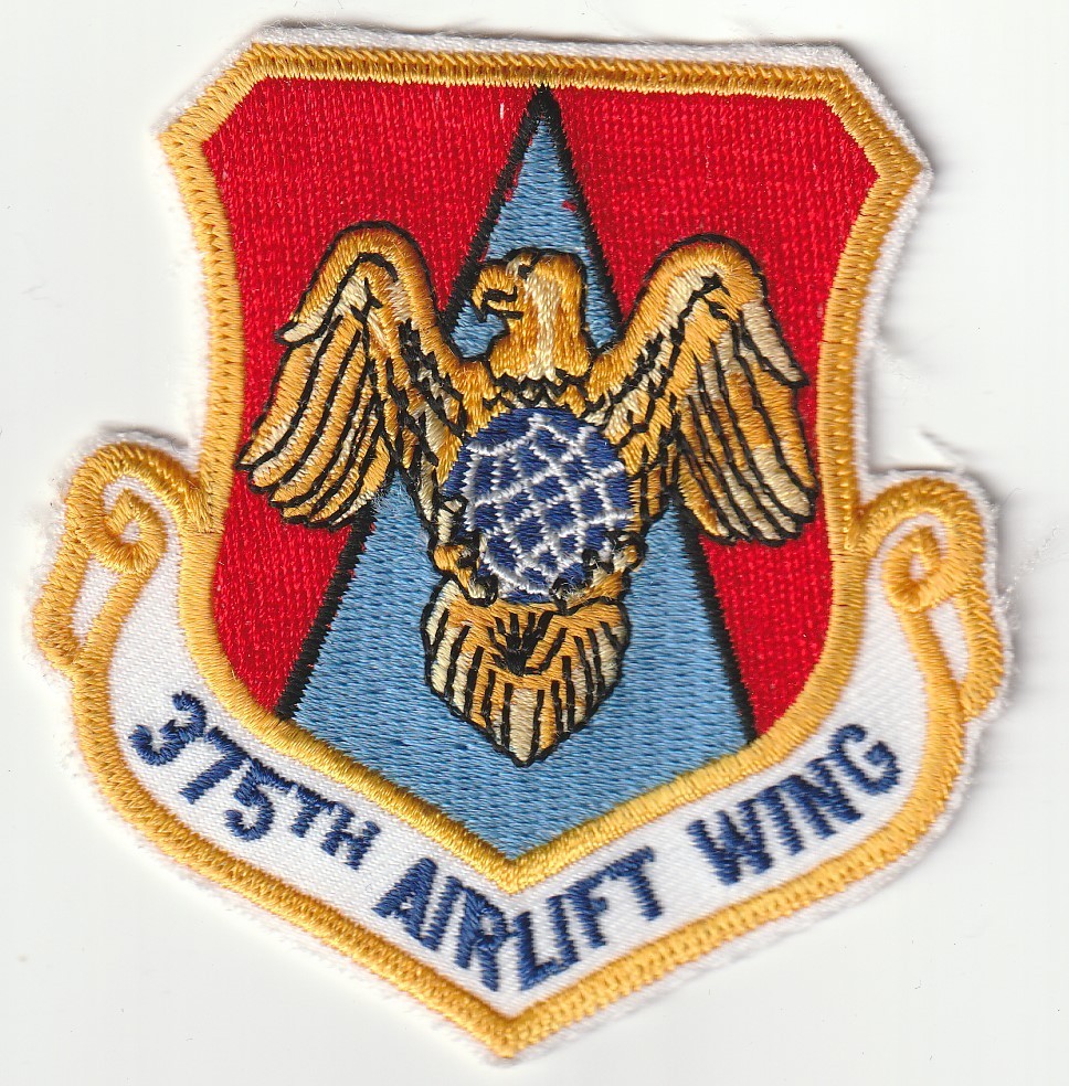 USAF Air Force 375th Airlift Wing Scott AFB Illinois patch