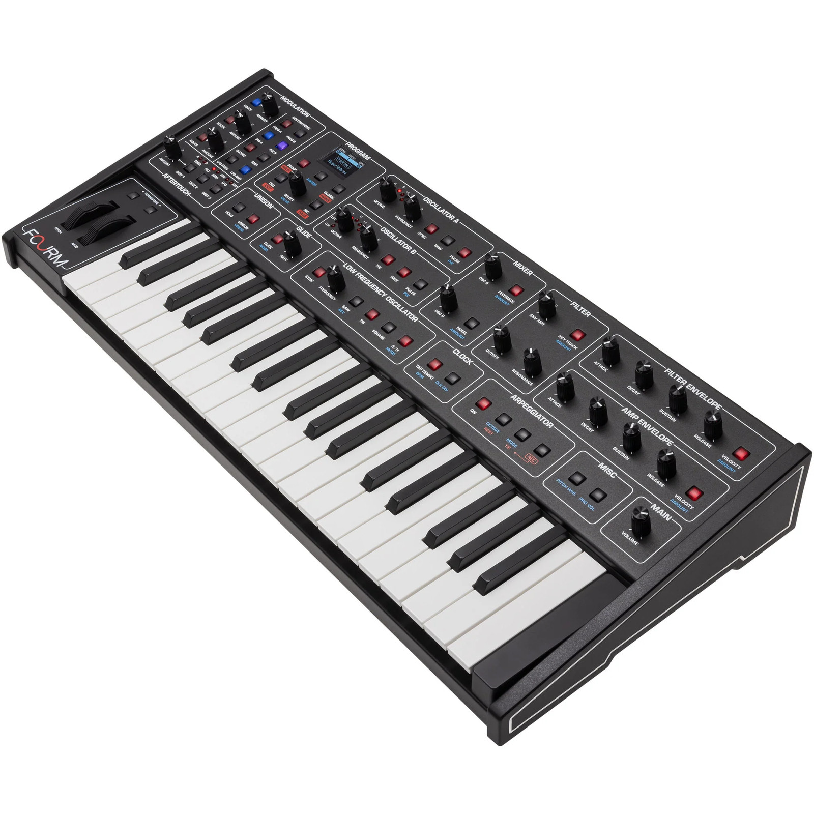 Sequential Fourm 37-Key 4 Voice Analog Synthesizer w/ Polyphonic Aftertouch