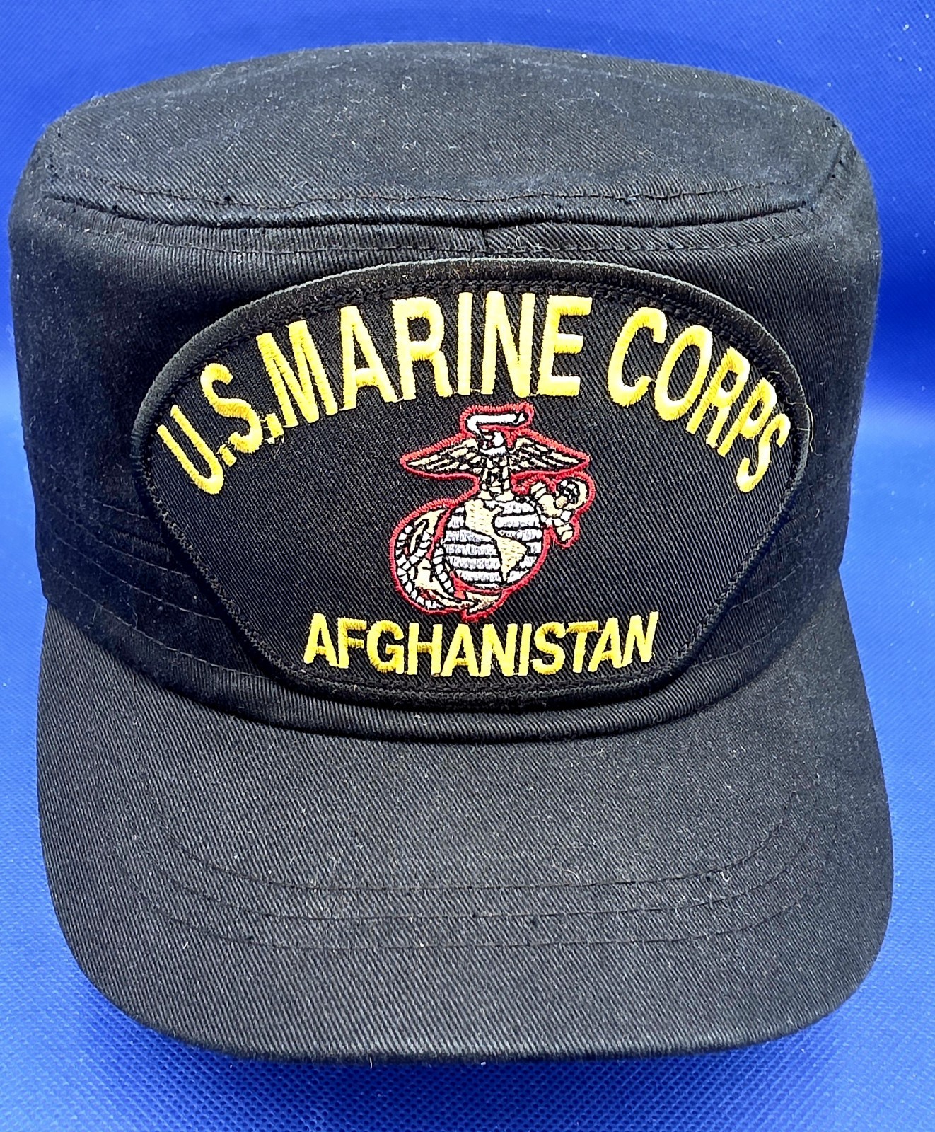NWOT HAWKINS U.S. Marine Corps Afghanistan Cap 100% Cotton Classic Military Cap