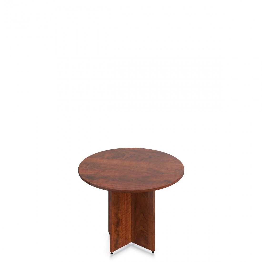 OTG Contemporary 42" Round Meeting Conference Room Table in American Dark Cherry