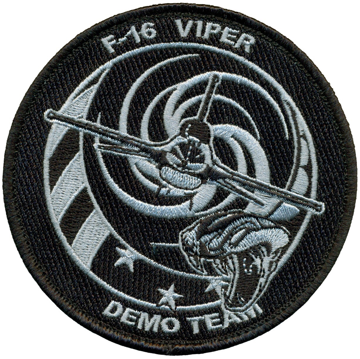 USAF 20th FIGHTER WING - F-16 DEMONSTRATION TEAM - BLACK - PATCH