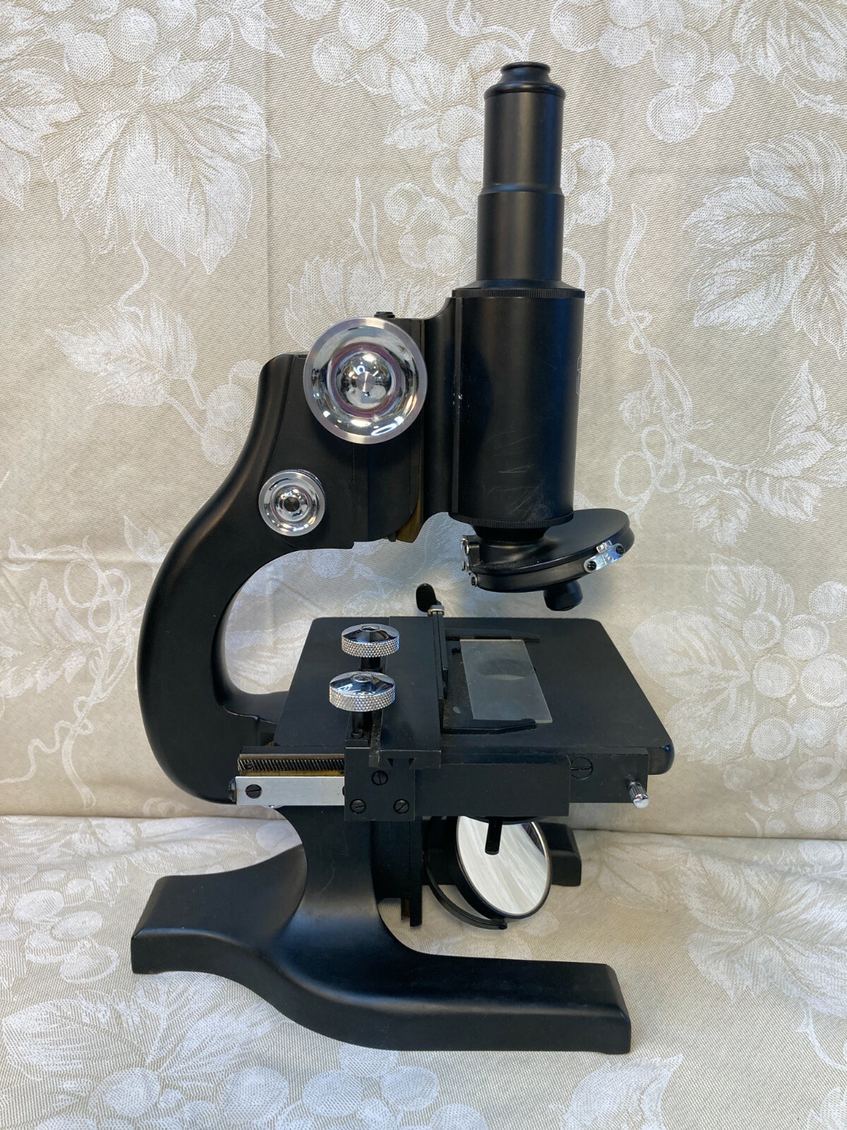 Vintage Spencer Monocular Microscope w/ Case Multiple Lenses