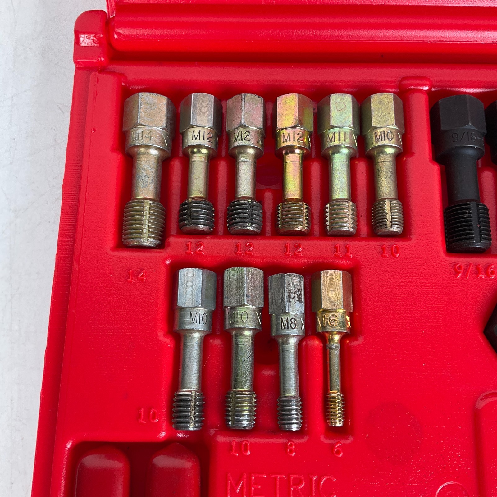 Snap On Tools RTD48 48 Piece Master Rethreading Set Fractional Metric