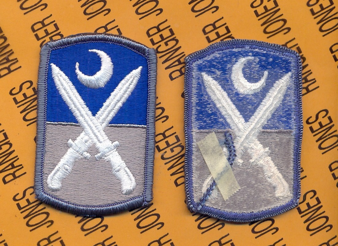 218th Infantry Brigade Dress uniform 3" patch m/e