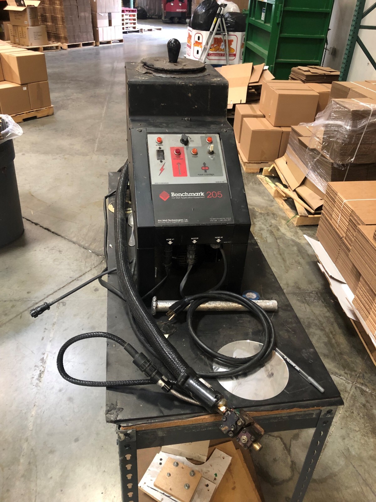 Hot melt Technology's 205 machine