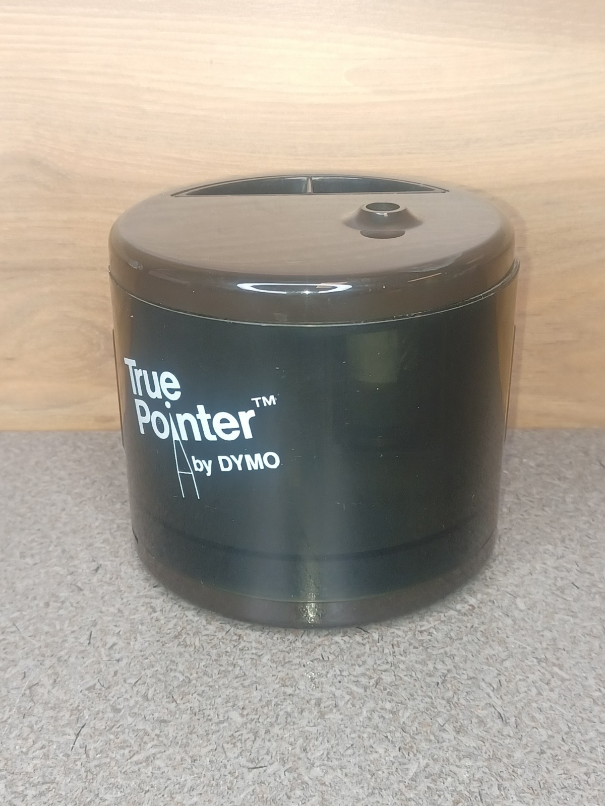 1970's True Pointer Pencil Sharpener by Dymo, Japan, Dark Brown, Works