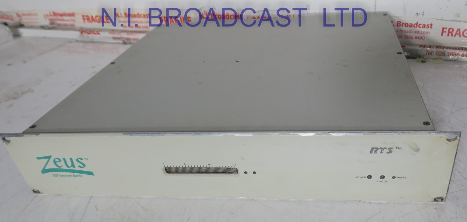 RTS telex Zeus 24channel intercom mainframe (has a fault)