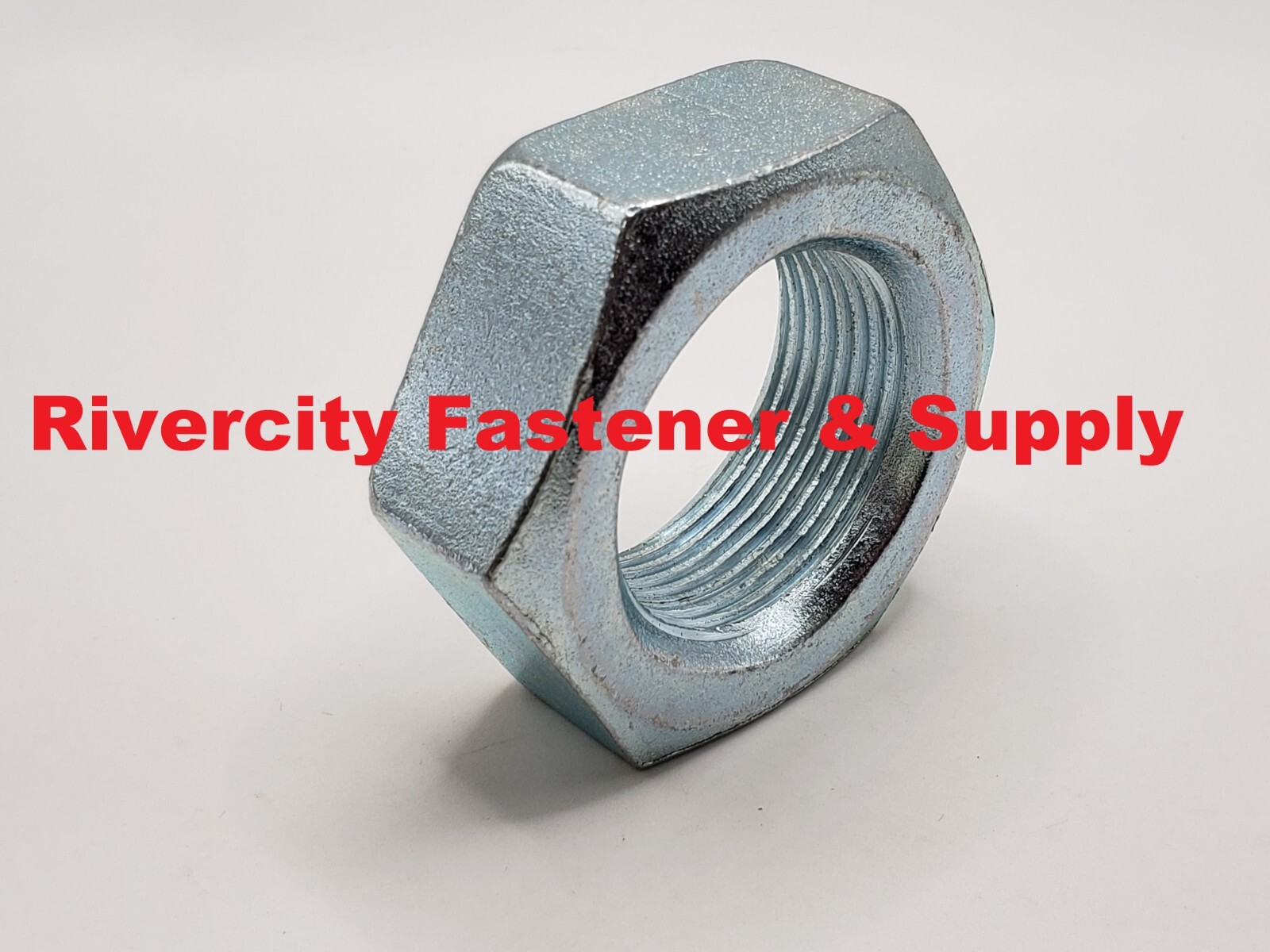 (1) 1-1/2-12 Hex Jam Nuts Thin / Jam / Half Thick Nut Fine Thread 1.5x12