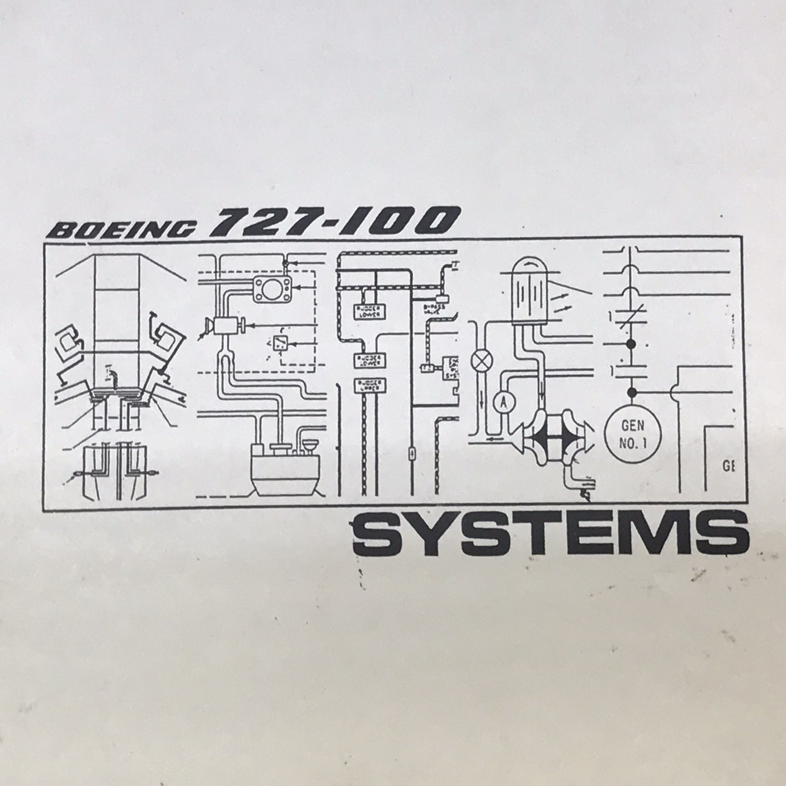Boeing 727-100 Systems Guide Technical College School Manual Paperback